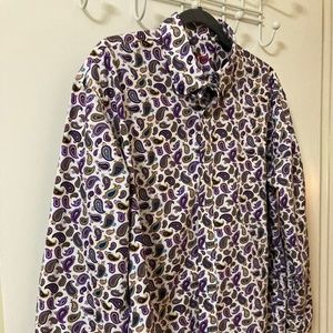 Alan Flusser Paisley Shirt XL